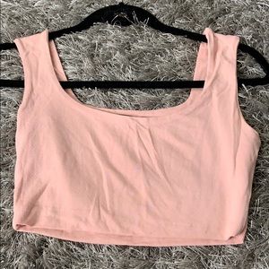 Pink crop top